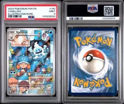 2023 POKEMON PAR EN-PARADOX RIFT | ILLUSTRATION RARE #190 VANILLISH PSA 9 - Image 3