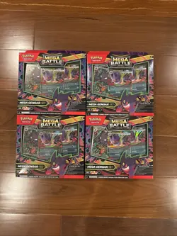 x4 Mega Gengar EX Battle Deck Pokemon TCG New Sealed In Box - Image 1