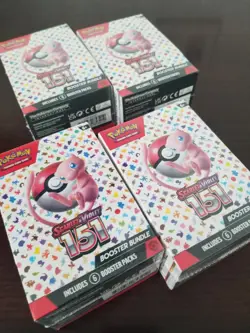 LOT of 4 New POKEMON SCARLET & VIOLET 151 BOOSTER BUNDLE BOXES Factory SEALED - Image 2