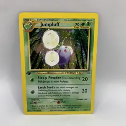 Pokemon - Jumpluff 7/111 1st Edition Holo Rare - WOTC Neo Genesis - MP - Image 1