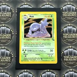 Pokemon Muk Holo Rare Fossil 13/62 Unlimited 1999 - Image 1