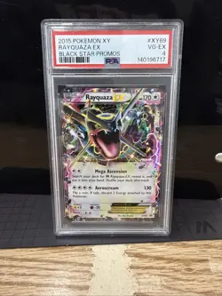 2015 POKEMON BLACK STAR PROMO RAYQUAZA #XY69 PSA 4 EX #114804767 - Image 1