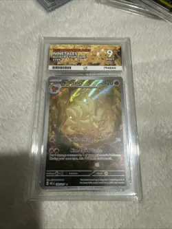 Pokemon Ninetales TCG Holo Illustration Rare Card Obsidian Flames 199/197 Ace 9 - Image 1