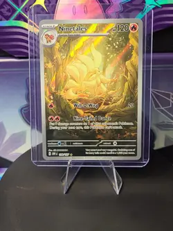 Ninetales 199/197 Illustration Rare Pokemon TCG SV03: Obsidian Flames Holo NM/M - Image 1