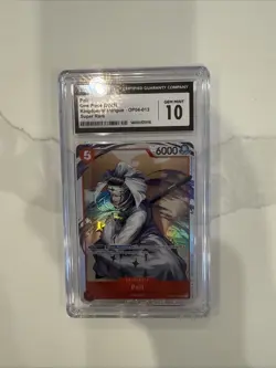 CGC 10 💎 2023 PELL Kingdoms of Intrigue One Piece English OP04-013 SR - Image 1