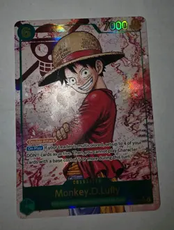 Bandai One Piece CCG Monkey.D.Luffy OP13-118 SEC Holo Double Attack Carrying on… - Image 2