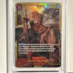 2024 ONE PIECE OP08-TWO LEGENDS #118 SILVERS RAYLEIGH PSA 10 - Image 2
