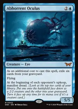 Abhorrent Oculus Duskmourn: House of Horror Regular NM - Image 1