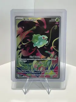 NM-Mint Bulbasaur (Mega Evolution Stamped) - 133/132 - Illustration Rare Pokemon - Image 1