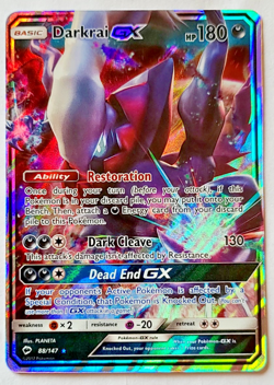 Pokemon TCG: Darkrai GX Burning Shadows #88/147 MINT - Image 1