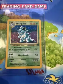 Pokemon Nidoqueen Jungle 07/64 Holo Rare Unlimited 1999 English Vintage LP+ - Image 1
