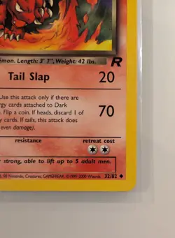 Pokemon Dark Charmeleon 1st Edition Team Rocket Uncommon Regular 32/82 Wizards - Image 2