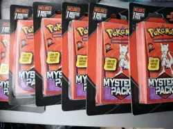 Lot Of 6 NEW SEALED 2025 Pokemon Mystery Pack Mewtwo Possible Vintage Chase Pack - Image 1