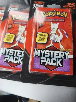 Lot Of 6 NEW SEALED 2025 Pokemon Mystery Pack Mewtwo Possible Vintage Chase Pack - Image 5