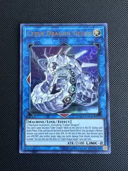 Cyber Dragon Sieger CYHO-EN046 Ultra Rare Near Mint Unlimited Edition Yugioh - Image 1