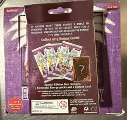 Yugioh Elemental Energy Special Edition (European) Box Factory Sealed W/Display - Image 2