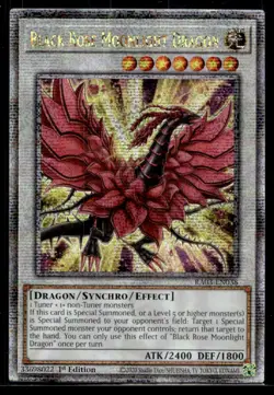 Black Rose Moonlight Dragon (Quarter Century Secret Rare) Quarter Century Bonanz - Image 1