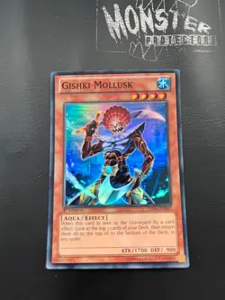 YUGIOH GISHKI MOLLUSK SUPER RARE HA06-EN042 1ST EDITION - Image 1