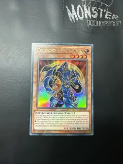 YUGIOH CRUSADER OF ENDYMION ULTRA RARE BLLR-EN048 1ST EDITION - Image 1