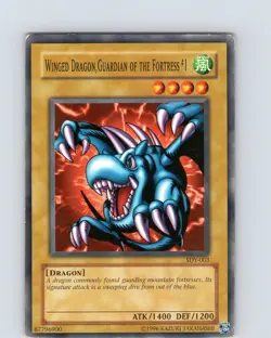 Yu-Gi-Oh Winged Dragon, Guardian Of The Fortress #1 SDY-003 Unlimited Common MP - Image 1