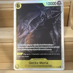 One Piece Gecko Moria OP14-104 Seven Warlords Holo Trigger Character 10000 Power - Image 1