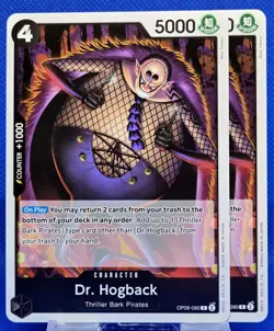 2x Dr. Hogback OP06-090 R | Wings of the Captain | One Piece TCG | English - Image 1