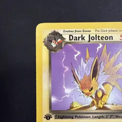 2000 POKEMON TCG TEAM ROCKET 38/82 DARK JOLTEON 1ST EDITION UNCOMMON NEAR MINT - Image 2