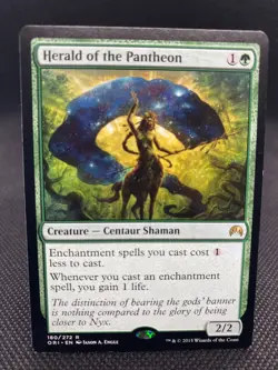 MTG Herald of the Pantheon - Magic Origins NM/Reg English - Image 1