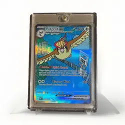 Pokemon Pidgeot ex Special Illustration Rare Holo Card SV03 225/197 EX - Image 1
