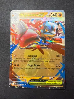 Mega Lucario Ex 077/132 Mega Evolution | Double Rare Half Art | Pokemon Card NM - Image 1