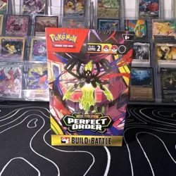 (4 pack incl.) Pokemon Perfect Order Build & Battle Deck 40 Cards + 4 packs - Image 1