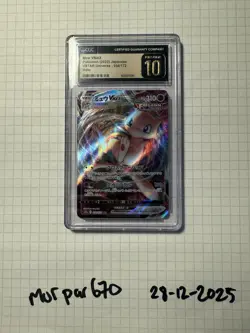 CGC 10 Pristine Mew VMAX 054/172 VSTAR Universe s12a Pokemon Card Japanese A18 - Image 1
