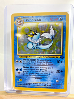 Pokemon TCG: Vaporeon - Jungle - 12/64 - Holographic 1999 Wizards Card - Image 2