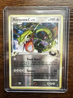 Pokemon Rayquaza C Reverse Holo Rare Supreme Victors Card 8/147 2009 - Image 1