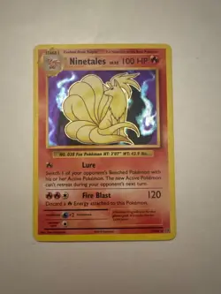 Ninetales 15/108 Holo Rare LP XY - Evolutions Pokemon Card - Image 1