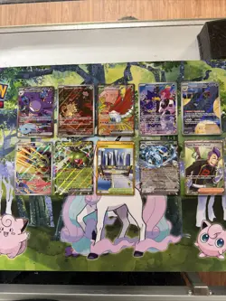Lot Of 10 Pokemon Cards From Destined Rivals Full Arts And More Near Mint - Image 1