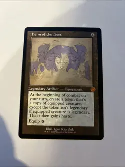 Helm Of The Host Schematic Card #82 MTG LP - Image 1