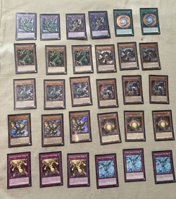 Yu-Gi-Oh Thunder Dragon Deck (Incomplete) 30 Card Set. - Image 1