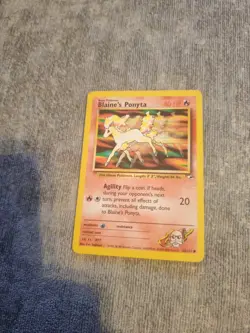 Pokemon Card Blaine's Ponyta Gym Heroes Series #63/132 Common WOTC 2000 LP TCG - Image 1