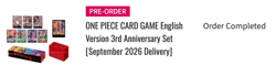 “PRESALE” ONE PIECE CARD GAME English Version 3rd Anniversary Set Confirmed!Sep! - Image 1