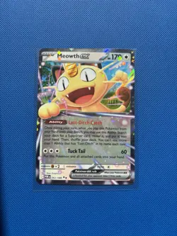 Meowth EX Holofoil Double Rare 062/088: Pokemon TCG card Perfect Order NM - Image 1