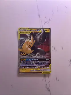 Pokemon TCG Pikachu & Zekrom GX Team Up Holo Card 33/181 NM Condition - Image 1