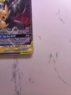 Pokemon TCG Pikachu & Zekrom GX Team Up Holo Card 33/181 NM Condition - Image 5