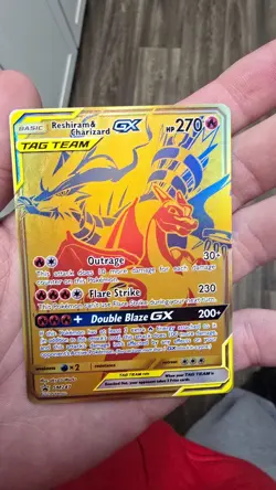Reshiram & Charizard GX SM247 SM Promos - Pokemon Card - NM - Image 1