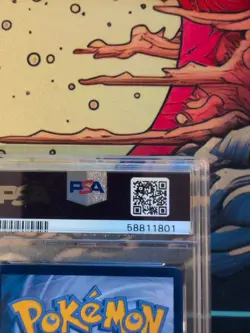 2017 Pokemon Shining Legends Holo Rare Shining Rayquaza Card 56/73 PSA 9 Mint - Image 3