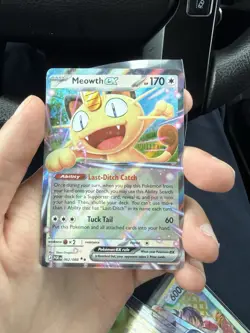 Pokemon Meowth EX Full Art Holo Card 062/088 Perfect Order - Image 1