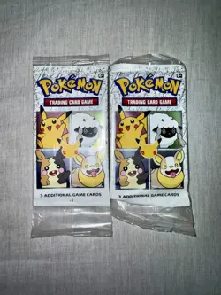 2x SEALED 25th Anniversary General Mills Pokemon Cereal 3 Card Booster Packs - Image 1
