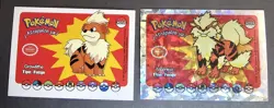GROWLITHE X ARCANINE LOT - WHOS THAT POKEMON RARE VINTAGE 1997 HOLO CARD - Image 1