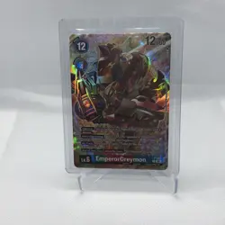 Digimon Card Game EmperorGreymon P-185 P 05 NM - Image 1