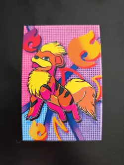 Growlithe & Arcanine Cracked Ice Holo Team Rocket Card Database Set Peru - Image 2